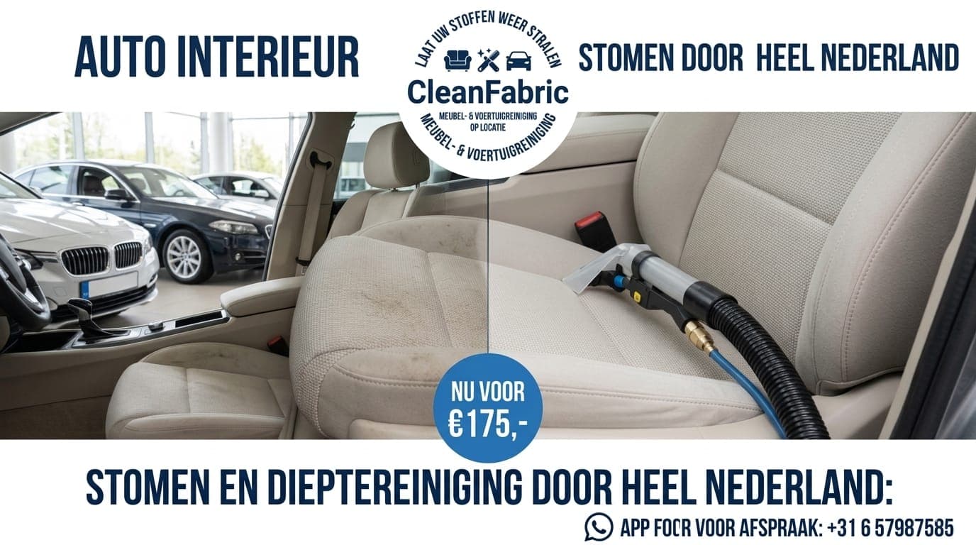 Auto interieur stomen